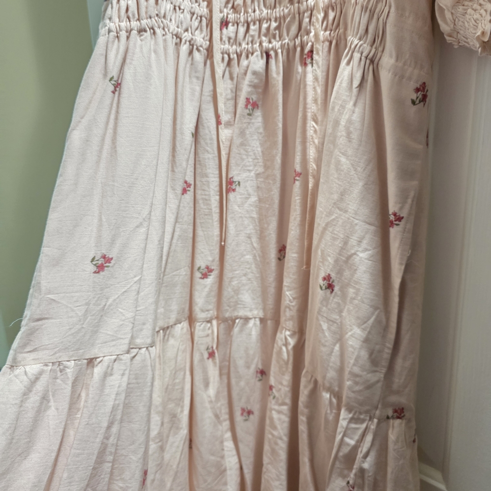 🩷 NWT Anthropologie Somerset Maxi Dress – Boho Floral Size XL - Picture 8 of 11